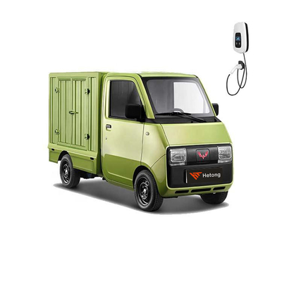 Green and Pink Wuling E10 EV Express Special Electric Car for Delivery of Energy Cars
