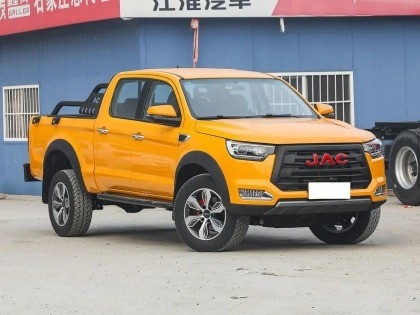 LED Headlight Pickup Truck Gasoline And Diesel High Loading Capacity Jac T8 Tuk Tuk Car