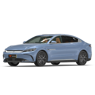 BYD Han EV 4WD High Speed Electric Cars Glacial Blue Wheel Base 2920 Max Speed 185Km/h
