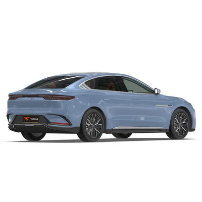 BYD Han EV 4WD High Speed Electric Cars Glacial Blue Wheel Base 2920 Max Speed 185Km/h